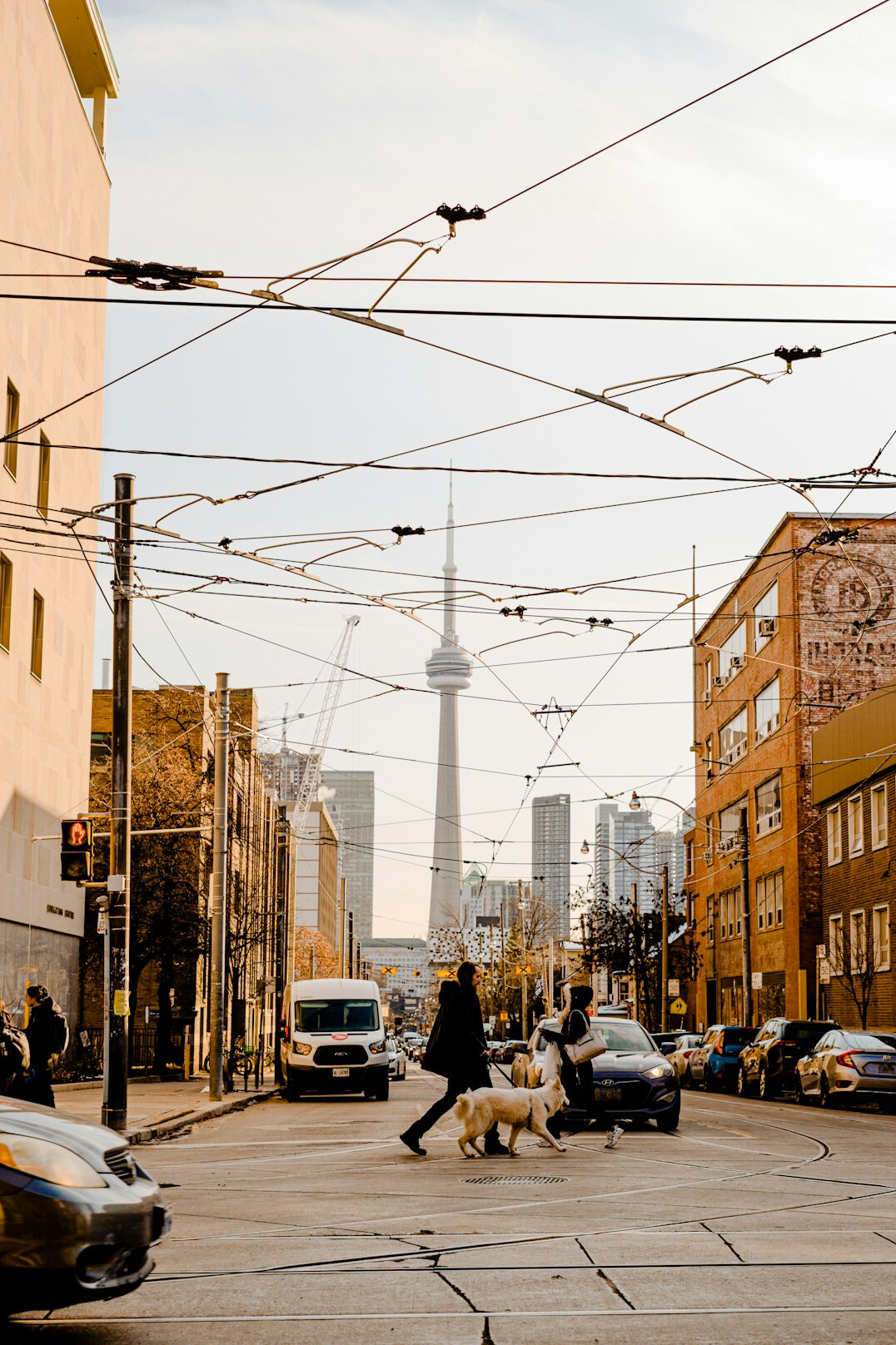 toronto street scene with people