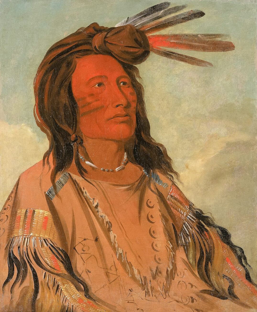 Portrait of an Indigenous Canadian man with short hair